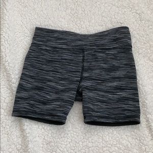 Gray workout shorts